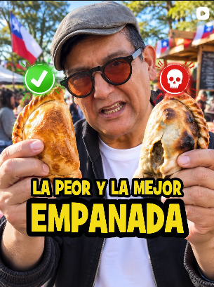 🥟🔥 Andrés ya hizo la pega difícil: probar empanadas de Concepción para encontrar las mejores.