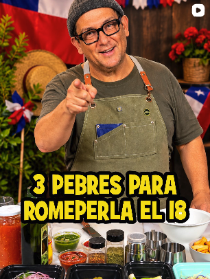 🇨🇱🔥 Si todavía no tienes menú para este 18, el chef Andrés Martínez tiene algunas ideas para ti.